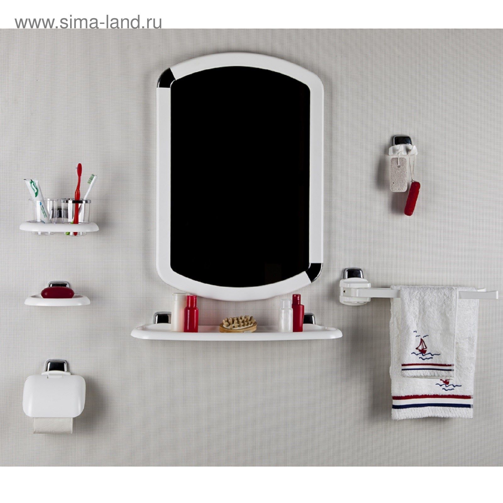 Набор для ванны зеркало. Комплект для ванной комнаты с зеркалом. Набор для ванной с зеркалом. Набор для ванной комнаты пластиковый. Зеркало для ванной пластмассовое.