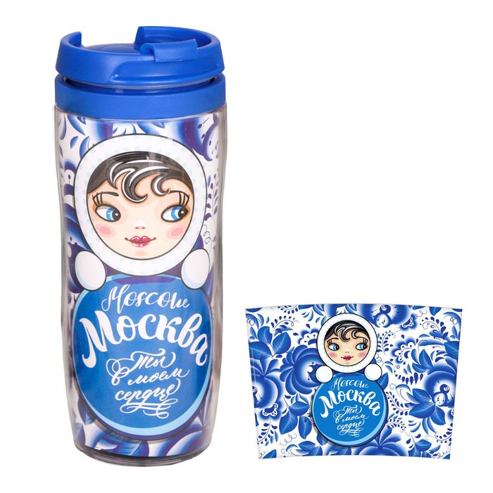 Термостакан «Москва. Гжель», 350 мл