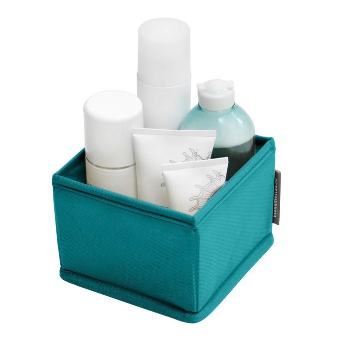 Короб для хранения, цвет бирюзовый