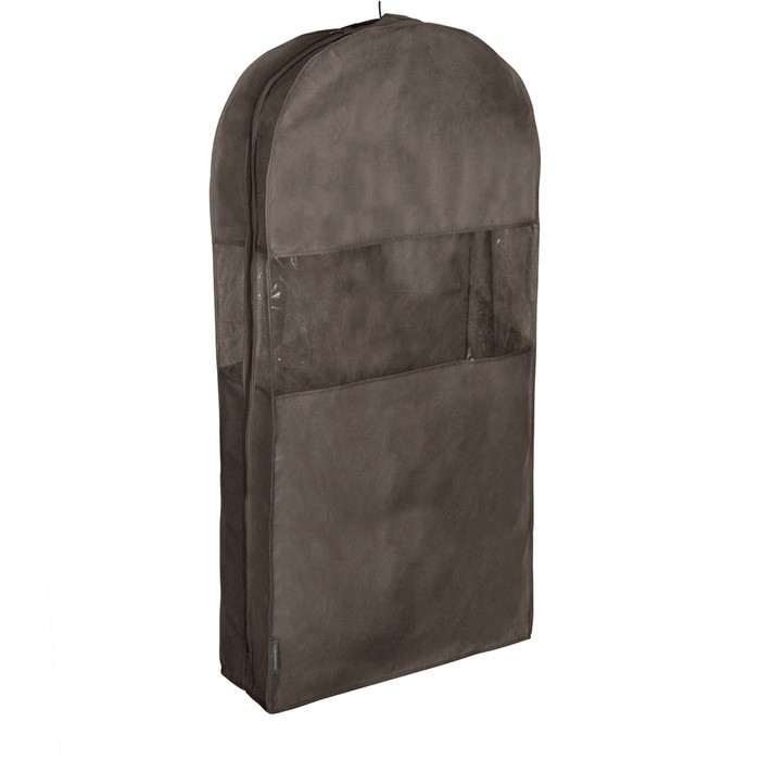 Чехол для одежды двойной длинный, цвет коричневый
