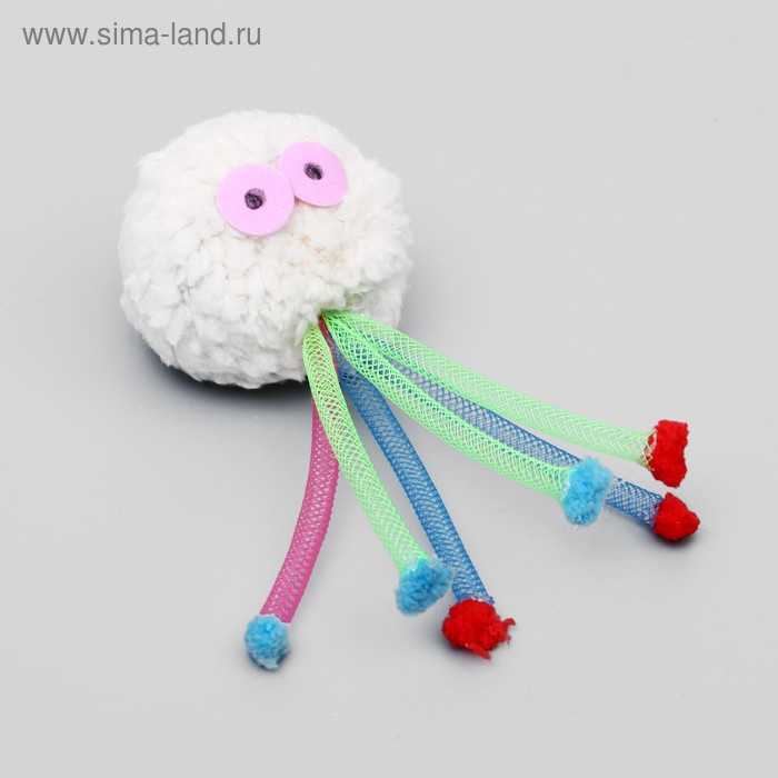

Игрушка для кошек "Осьминог" с пружинками, 4,5 х 4,5 х 11 см, микс цветов