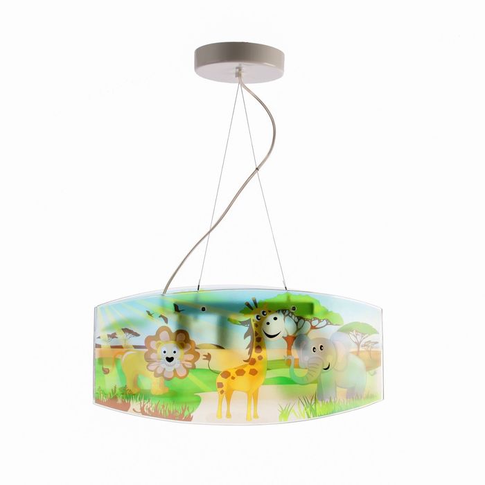 Люстра подвесная "Дружба" 4 лампы E14 40Вт африка