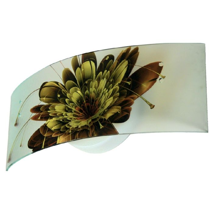 Бра "Аллора" E14 40Вт желтый 40х14х10 см.