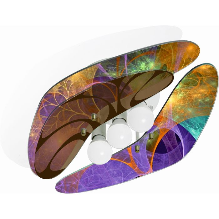 Люстра "Бумеранг" E14 40Вт 53х18х53 см.