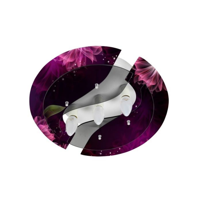 Люстра "Твист" 3 лампы E14 40Вт 43х14х43 см.