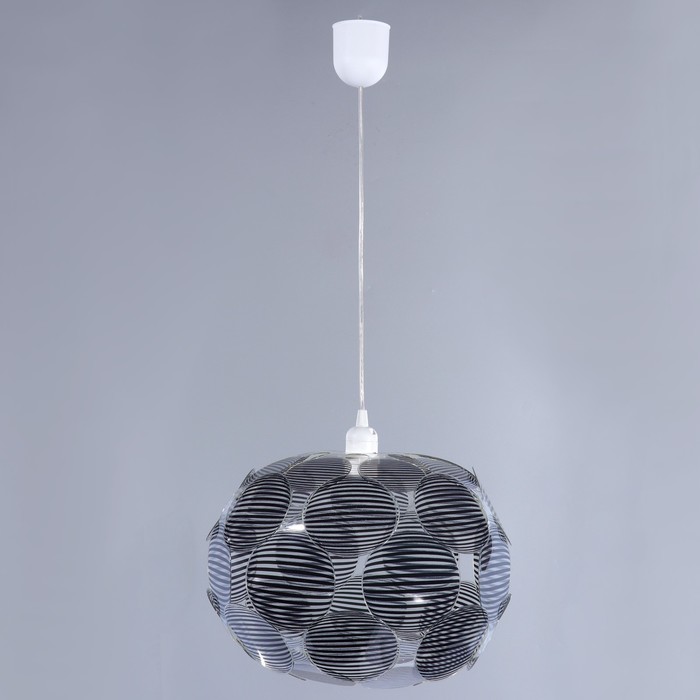 Люстра подвесная "Диско" 1 лампа E27 40Вт полосы