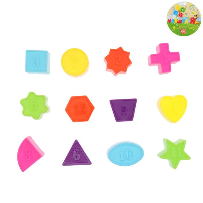 Каталка на верёвке «Автобус» с сортером, МИКС