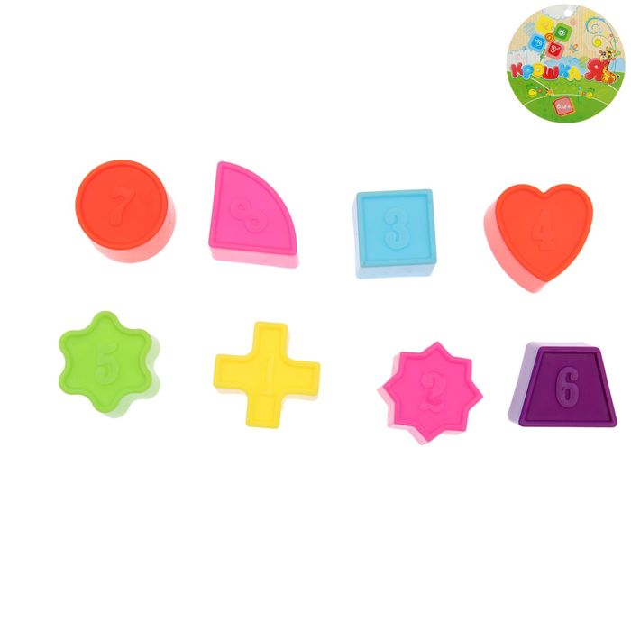 Каталка на верёвке «Собачка» с сортером, МИКС