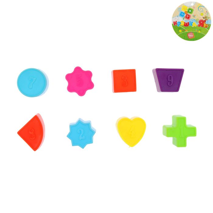 Каталка на верёвке «Дракон-2» с сортером, МИКС