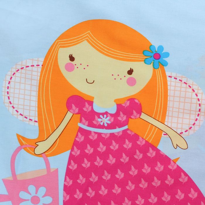 Постельное бельё "Этелька" Феечки 143х215 см, 150х214 см, 70х70 см, 100% хл, сатин