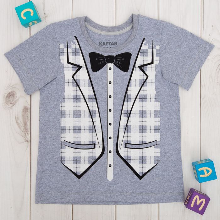 Футболка детская KAFTAN "Жилет" рост 110-116 см (32), 5-6 лет