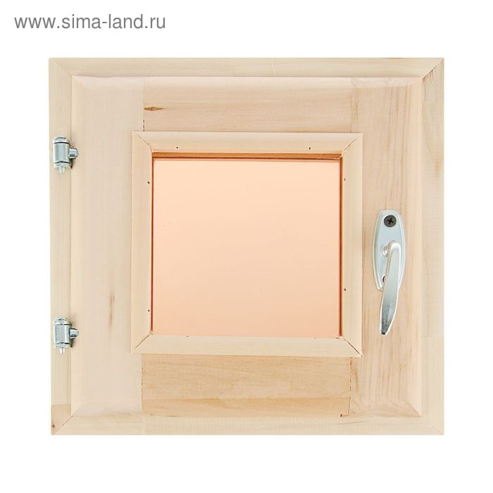 

Окно, 30×30см, двойное стекло, тонированное, с уплотнителем, из липы