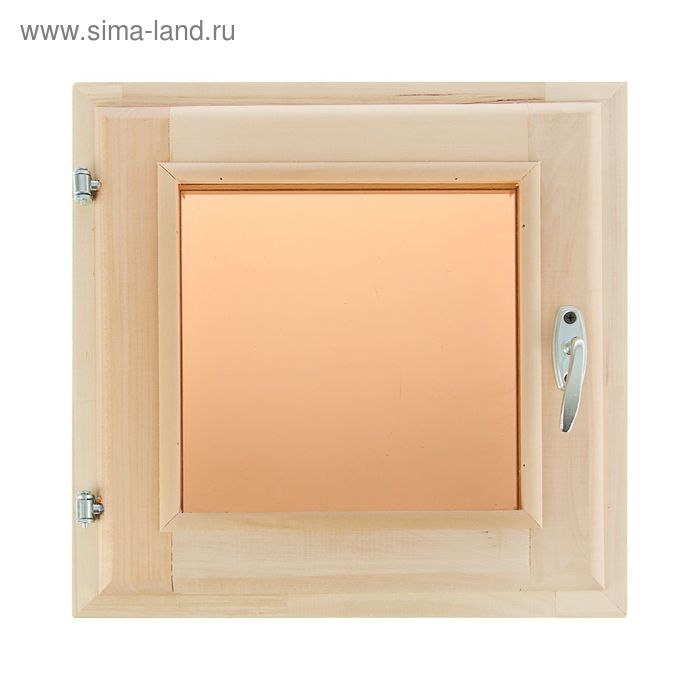 

Окно, 40×40см, двойное стекло, тонированное, с уплотнителем, из липы