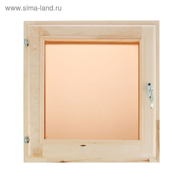 

Окно, 60×60см, двойное стекло, тонированное, с уплотнителем, из липы