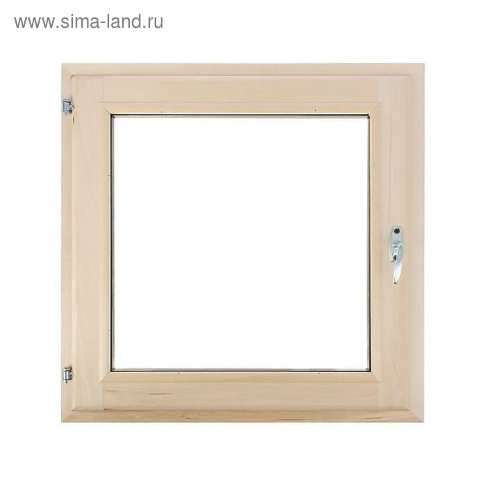 

Окно, 50×50см, однокамерный стеклопакет, с уплотнителем, из липы