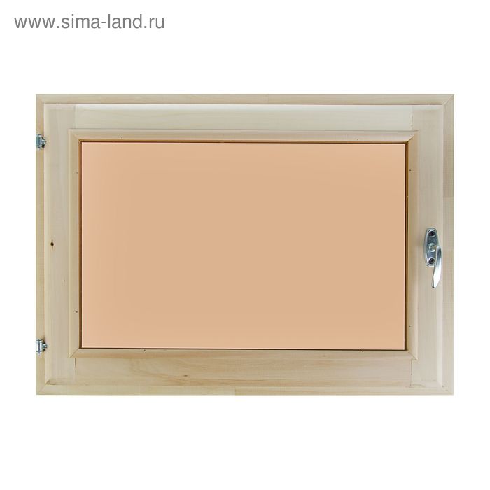 

Окно, 50×60см, однокамерный стеклопакет, тонированное, с уплотнителем, из липы