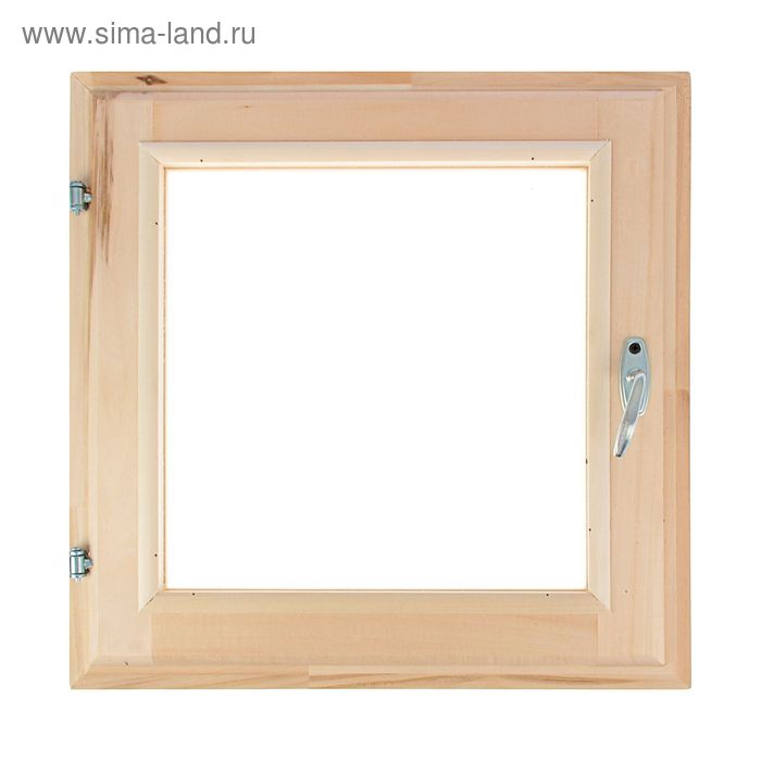 

Окно, 90×90см, однокамерный стеклопакет, с уплотнителем, из липы