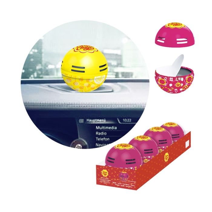 Ароматизатор на панель гелевый Chupa Chups, лимон, 100 г (CHP606)