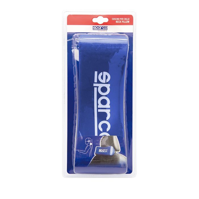 Упор под шею Sparco, перфорированная экожа, синий (SPC/NEC-001 BL)