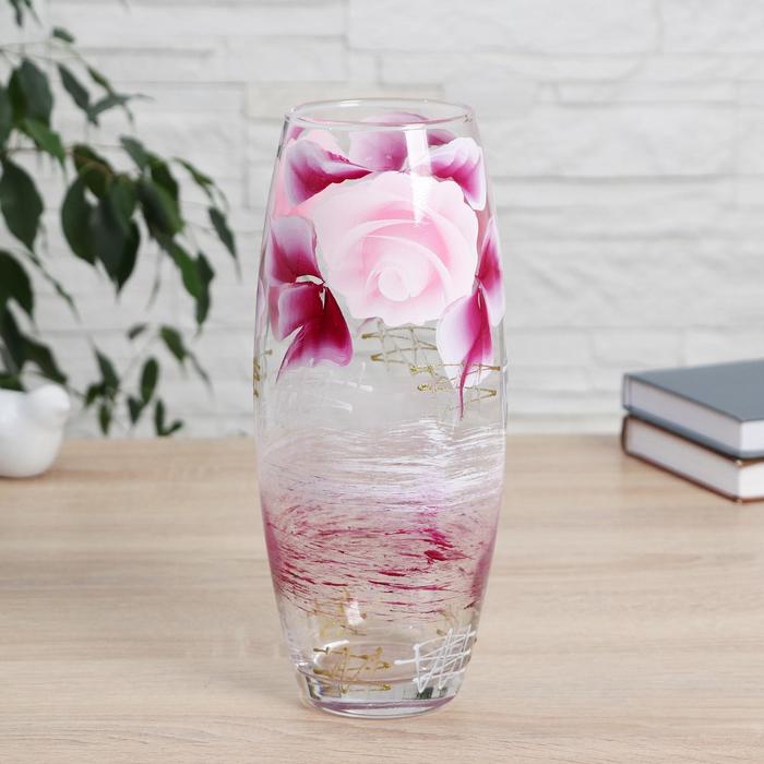 Ваза "Краса", лепестки, овальная