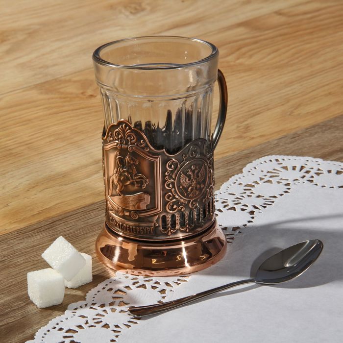 Подстаканник "Медный Всадник", медь