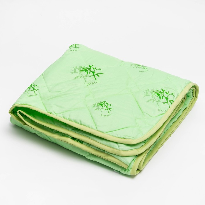 Одеяло 140*205 полиэстер, бамбуковое волокно 150г/м, сумка, МИРОМАКС