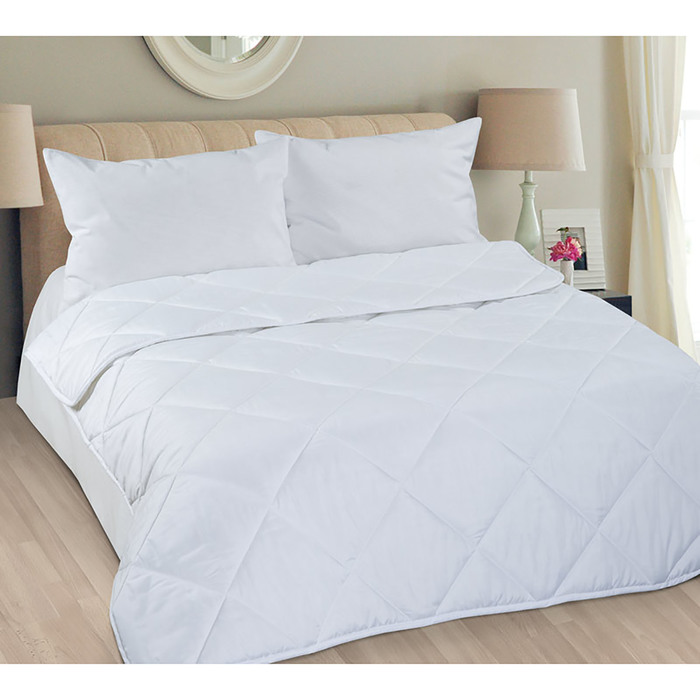 Одеяло 140*205 поплин "Лебяжий пух" 150г/м, сумка, МИРОМАКС