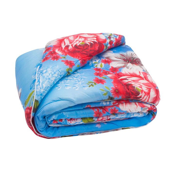 Одеяло 140*205 полиэстер, файбер 700гр, пакет, МИРОМАКС