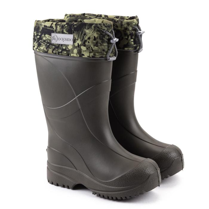 Сапоги мужские "Ice Land" Д343-НУ, до -60 °С, ЭВА, размер 44-45, цвет олива