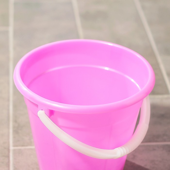 Ведро 3 л "Евро", пищевое, особо прочное, МИКС