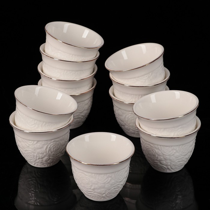 Набор чашек 70 мл "Элисса", 12 шт