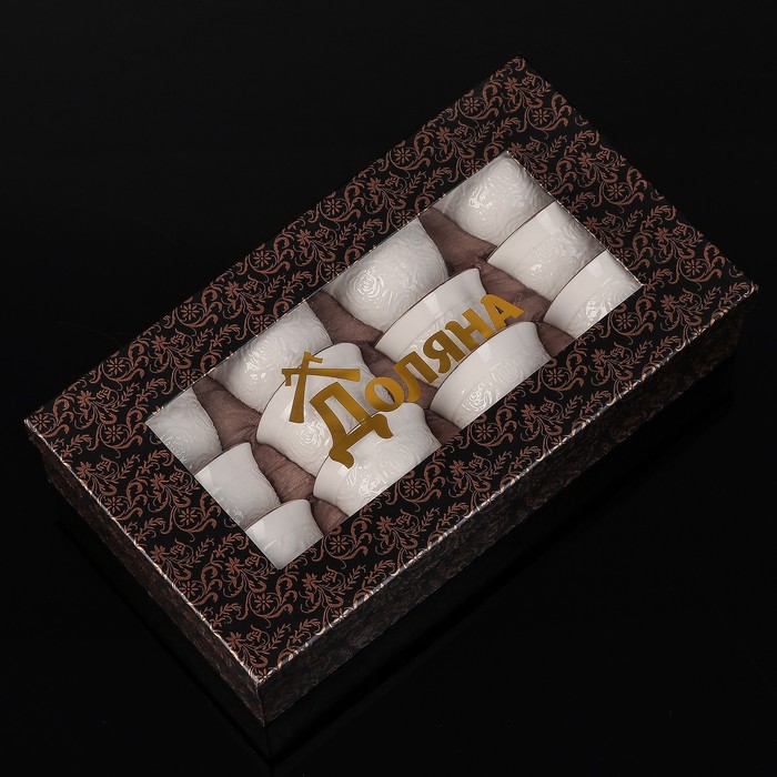 Набор чашек 70 мл "Элисса", 12 шт