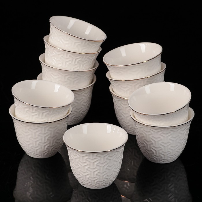 Набор чашек 70 мл "Дороте", 12 шт