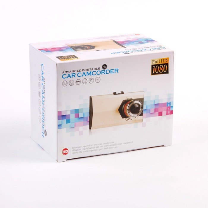 Видеорегистратор автомобильный 3.0" TFT, обзор 170°, HD 1080P