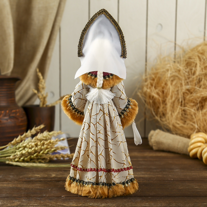 Сувенирная кукла "Девушка с платочком" 30х13 см