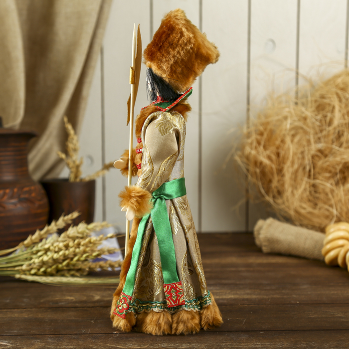 Сувенирная кукла "Воин" 30х13 см, МИКС