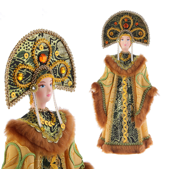 Сувенирная кукла "Боярыня" 30х13 см МИКС