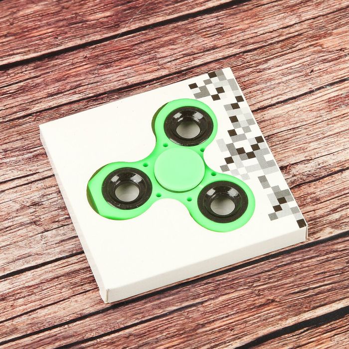 Спиннер "Upgrade", 7*1.5см, зеленый