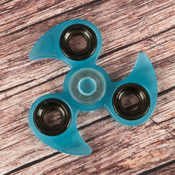 Спиннер "Speed Ride",синий, Флуоресцентный 7*7*1