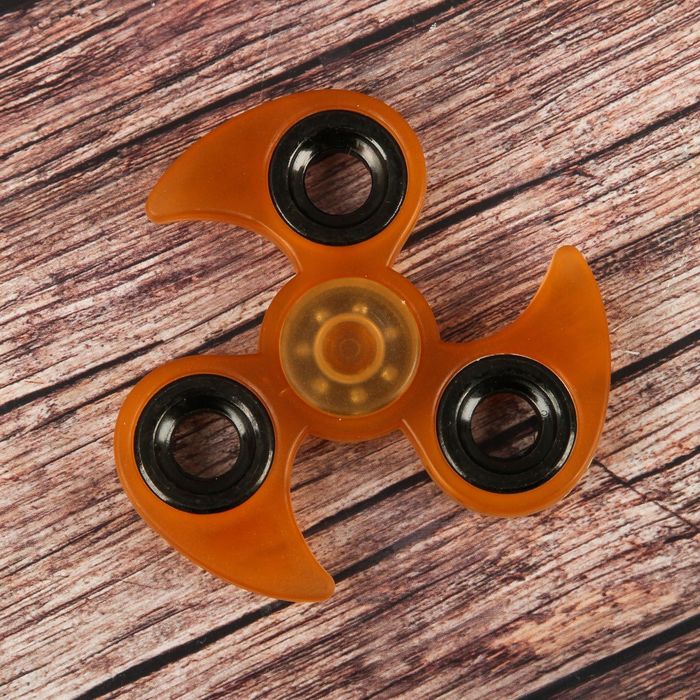 Спиннер "Speed Ride",оранжевый, Флуоресцентный 7*7*1