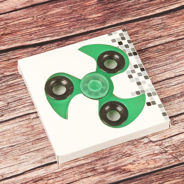 Спиннер "Speed Ride",зеленый, Флуоресцентный 7*7*1