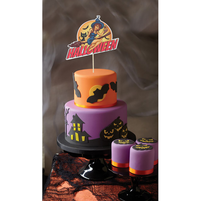 Топпер в торт "Ведьмочка"