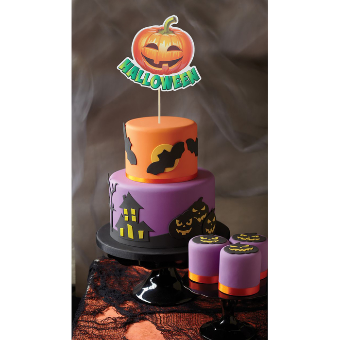 Топпер в торт "Хеллоуин"тыква