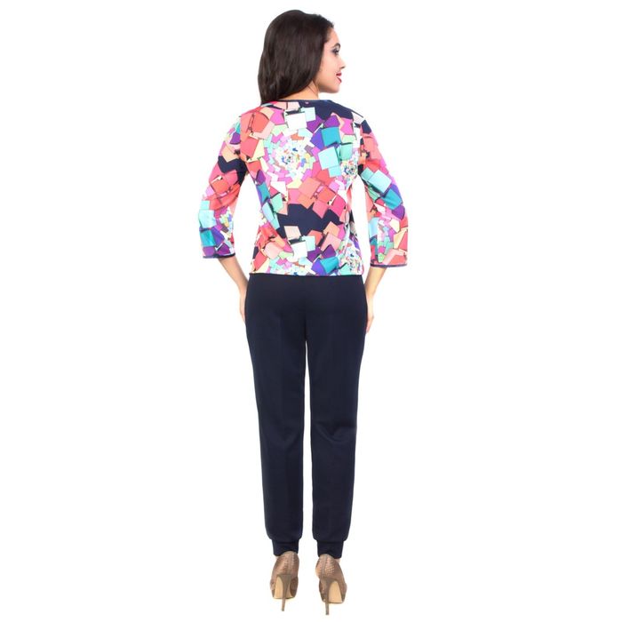 Брюки женские, размер 50, цвет синий Б4-3629/2