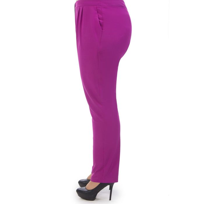 Брюки женские, размер 52, цвет фуксия Б5-3570/4