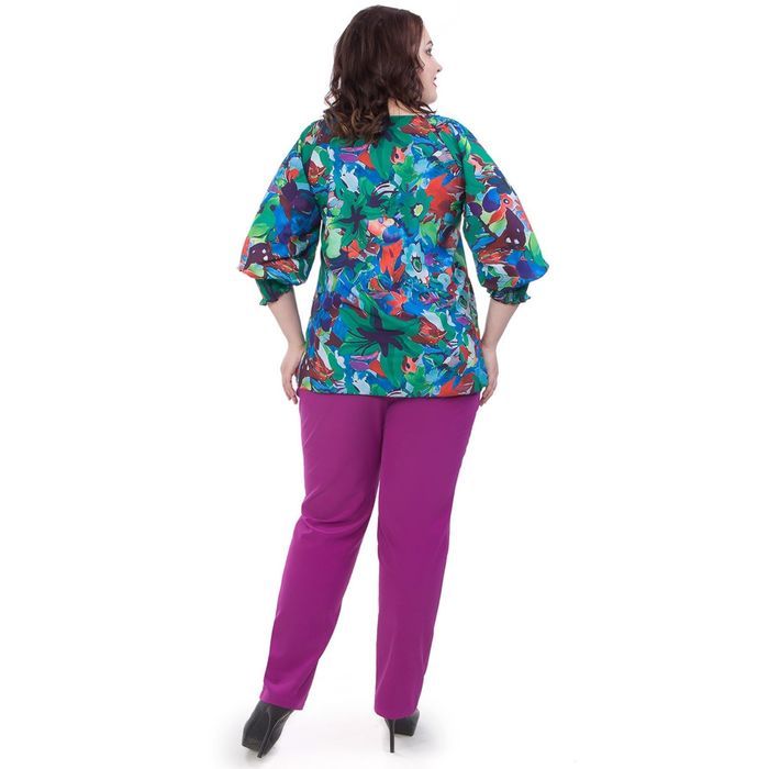 Брюки женские, размер 52, цвет фуксия Б5-3570/4