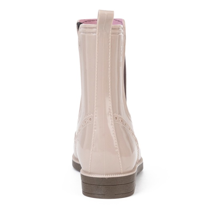 Сапоги (ботильоны) женские арт. 14 на резинке (бежевый) (р. 40)