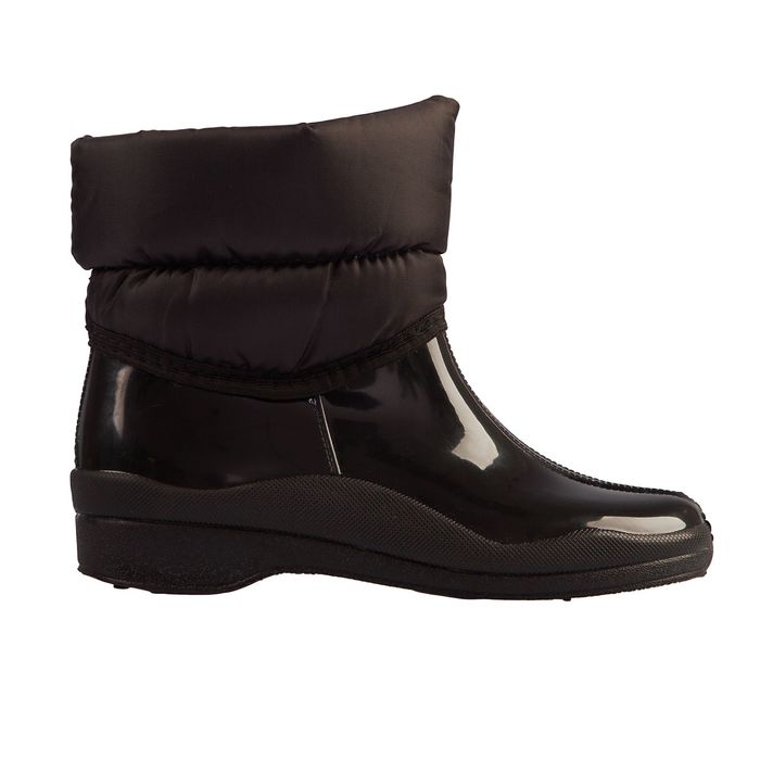 Галоши женские с надставкой арт. 76н (черный) (р. 38)