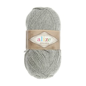 

Пряжа "Alpaca royal" 30% альпака, 15% шерсть, 55% акрил 250м/100гр (21 св-сер.меланж)