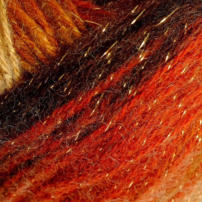 Пряжа "Angora gold simli batik"  20%шерсть, 75%акрил, 5% металлик  500м/100гр (4574)